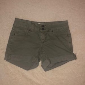 Olive Mudd jean shorts